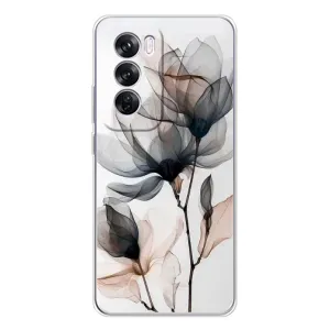 Чохол з принтом «Квіти на білому» для OPPO A5 5G