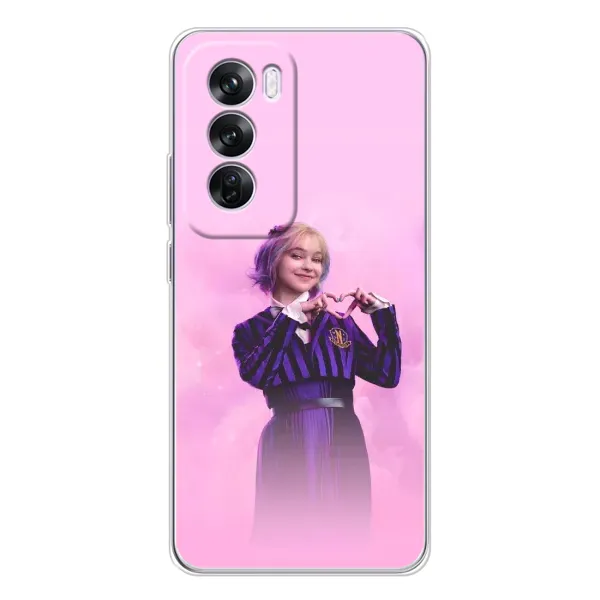 Чехол с принтом «Яркая Энид Уэнздей» для OPPO A5 5G
