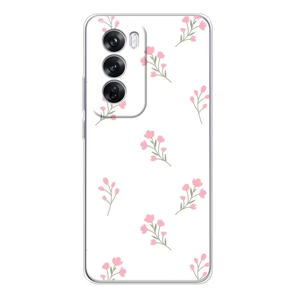 Чехол с принтом «Розовые цветы» для OPPO A5 5G