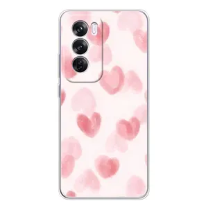 Чохол з розовим принтом для OPPO A5 5G (Рожеві сердечки)