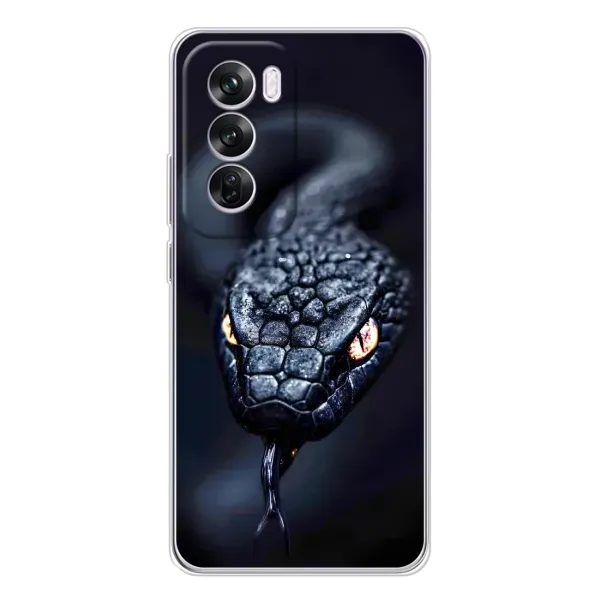 Чохол з принтом «Чорна змія» для OPPO A5 5G Чохол з принтом «Чорна змія» для OPPO A5 5G