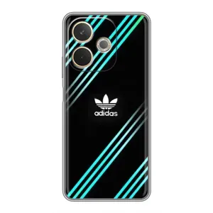 Чохли Адидас для OPPO A5 Pro (AlphaPrint) (Адідас з полосами)