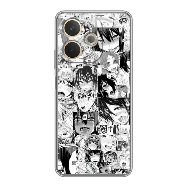 Чехол с принтом «Ahegao manga» для OPPO A5 Pro