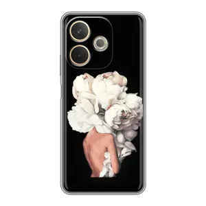 Чехлы (ART) Цветы на OPPO A5 Pro (VPrint) (Білі квіти)