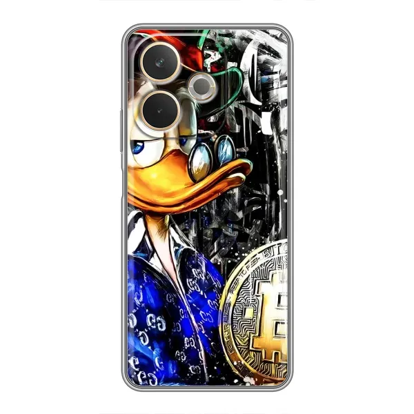 Чехол с принтом «Биткойн Скрудж» для OPPO A5 Pro