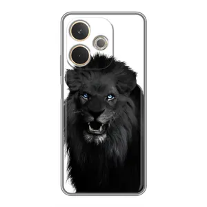 Чохли з картинкою животних OPPO A5 Pro (Чорний ЛЕВ)