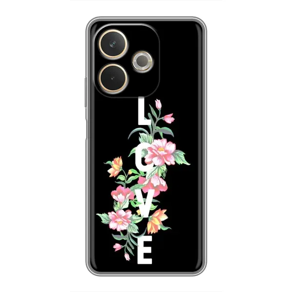 Чехол с принтом «Цветы LOVE» для OPPO A5 Pro Чехол с принтом «Цветы LOVE» для OPPO A5 Pro