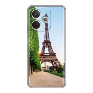 Чехол Эйфелева Башня для OPPO A5 Pro - (AlphaPrint) (Дорога в Париж)