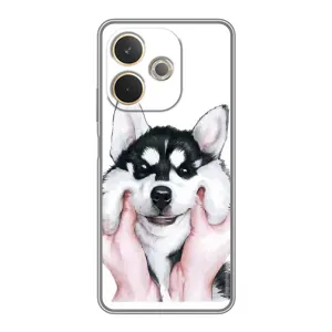 Чехлы с собаками для OPPO A5 Pro (VPrint) (Довольный Хаски)