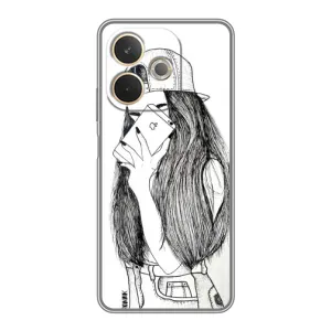 Чохол з друком для OPPO A5 Pro - (Мода) (AlphaPrint) (Фото дівчини)