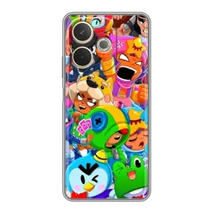 Чехлы Brawl Stars для OPPO A5 Pro (AlphaPrint) (Герої Бравл Старс)