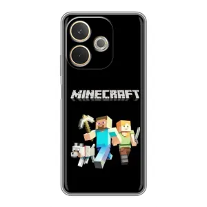 Чохол Майнкрафт на OPPO A5 Pro (AlphaPrint) Minecraft (герої Minecraft)