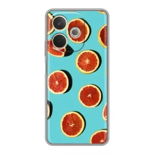 Чохли з фруктами для OPPO A5 Pro (VPrint) (Грейпфрут)