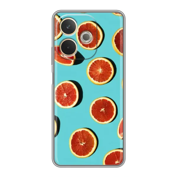 Чехол с принтом «Грейпфрут» для OPPO A5 Pro