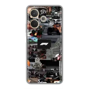 Чохол Формула1 на OPPO A5 Pro (Гоночний колаж Ф1)
