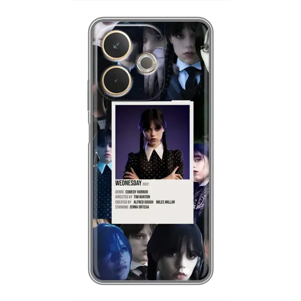 Чохол з принтом «колаж Венздей» для OPPO A5 Pro Чохол з принтом «колаж Венздей» для OPPO A5 Pro