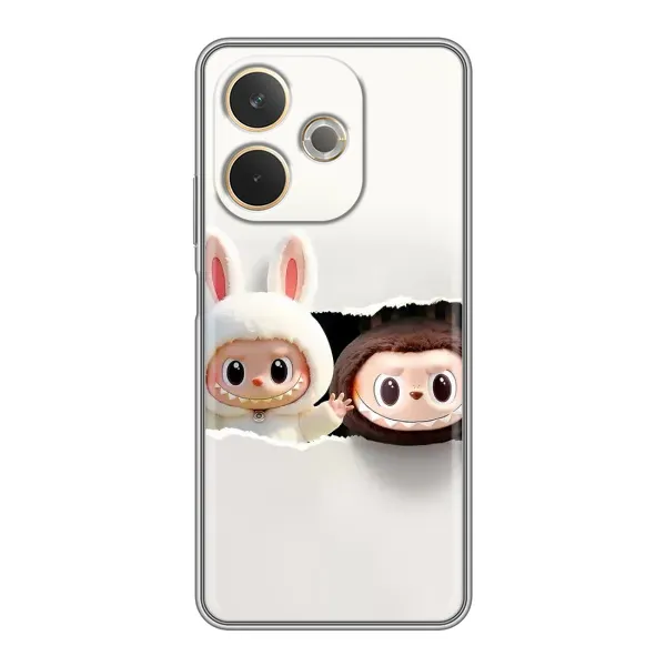 Чохол з принтом «Лабубу» для OPPO A5 Pro