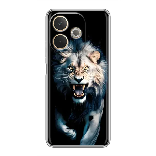 Чохол з принтом «Лев у темряві» для OPPO A5 Pro