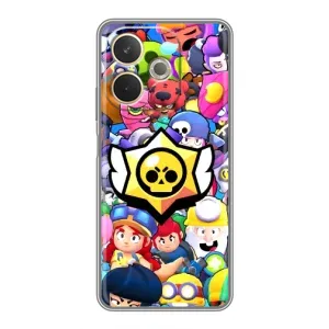 Чехол для OPPO A5 Pro Бравл Старс (VPrint) (Лого Brawl Stars)