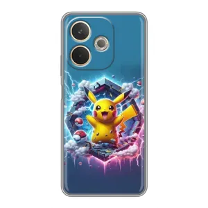 Чохол з Пікачу на OPPO A5 Pro (Лого Пікачу)