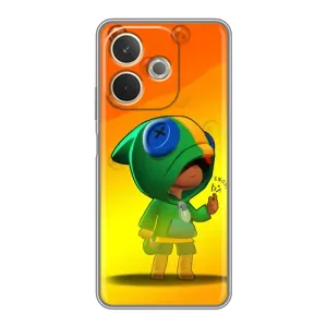 Чехол для OPPO A5 Pro Бравл Старс (VPrint) (Мальчик Леон)