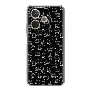 Чохол з принтом для OPPO A5 Pro (AlphaPrint) Модні коти (Маленькі котики)