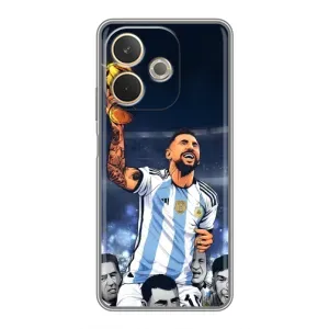 Чохли для OPPO A5 Pro (Leo чемпіон) (AlphaPrint) (Мессі з кубком)