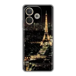 Чехол Эйфелева Башня для OPPO A5 Pro - (AlphaPrint) (Ночной Париж)