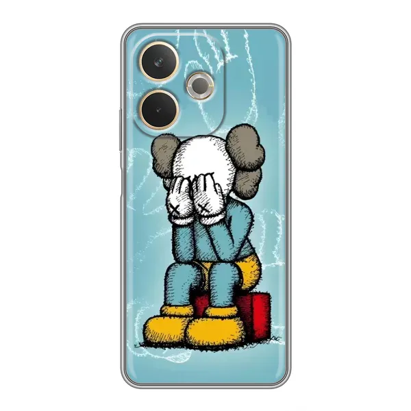 Чехол с принтом «Плач Bearbrick» для OPPO A5 Pro