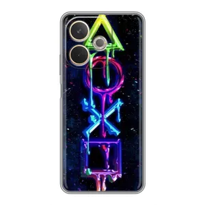 Чехлы с тематикой Киберспорт для OPPO A5 Pro (VPrint) (Pleystation лого)