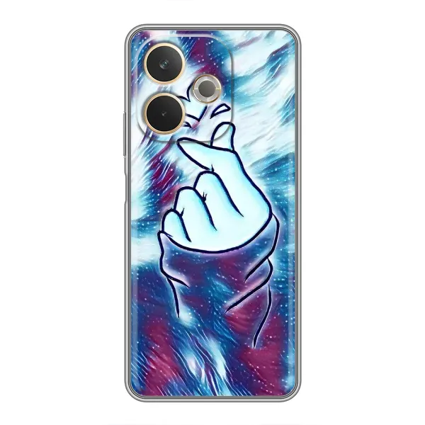 Чехол с принтом «Радужное сердце» для OPPO A5 Pro