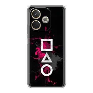 Чохол Гра в кальмара для OPPO A5 Pro (Символи Гра кальмара)