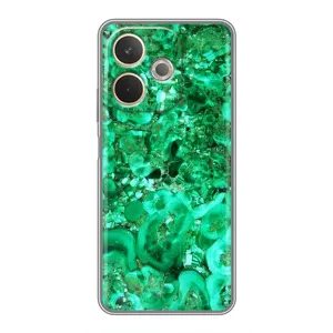 Мраморний чехол на OPPO A5 Pro (VPrint) (Салатовий Мрамор)