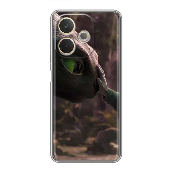 Чохол з принтом «Сцена з драконом» для OPPO A5 Pro