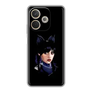 Чохли Венсдей на OPPO A5 Pro Уенсдей (AlphaPrint) (серйозна Венздей)
