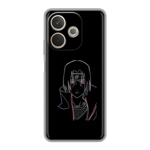 Чехлы на тему: Итачи Учиха для OPPO A5 Pro (AlphaPrint) (силуэт Итачи)