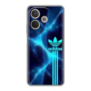 Чохли Адидас для OPPO A5 Pro (AlphaPrint) (Синій Адідас)