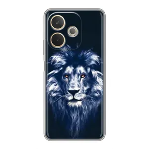Чохол з картинкою ЛЕВ для OPPO A5 Pro (VPrint) (Синій Лев)