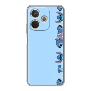 Чохол з принтом Стіч на OPPO A5 Pro (Стіч фон)