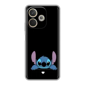 Чохол з принтом Стіч на OPPO A5 Pro (Стіч на чорному)