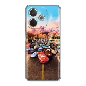 Силіконовий чохол Маквін для OPPO A5 Pro (Тачки на трасі)