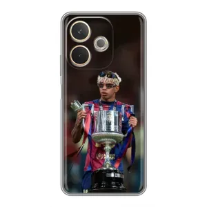 Чохол з футболістом Ламін Ямаль OPPO A5 Pro (Ямаль з кубком)