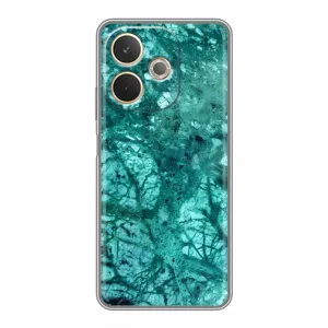 Мраморний чехол на OPPO A5 Pro (VPrint) (Зелений мрамор)