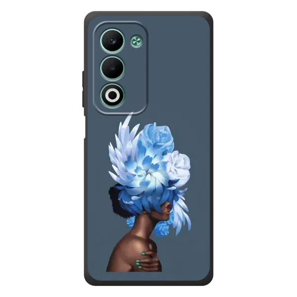 Чехол с принтом «Цветы на голове» для OPPO A5