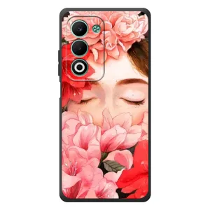 Чехлы (ART) Цветы на OPPO A5 (VPrint) (Глаза в цветах)