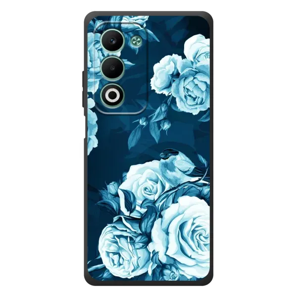 Чехол с принтом «Голубые Бутоны» для OPPO A5