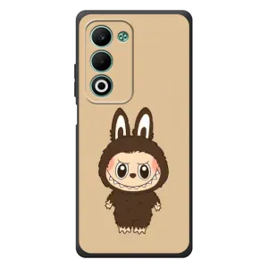 Чехол с Лабубу на OPPO A5 (Bored Ape в красном)