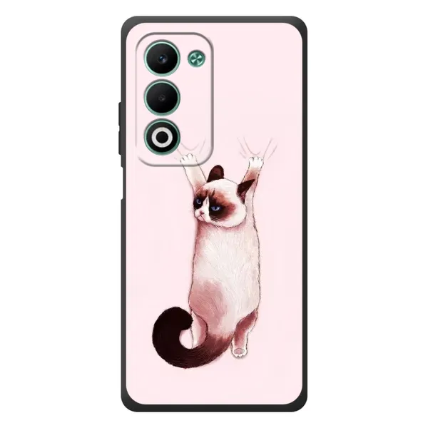 Чохол з принтом «Котик падає» для OPPO A5