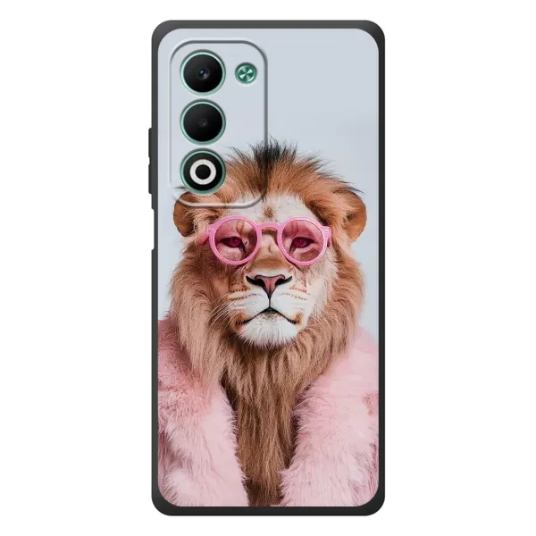 Чохол з принтом «Лев в окулярах» для OPPO A5