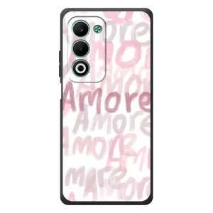 Чехол с розовым рисунком для OPPO A5 (Аморе любовь)